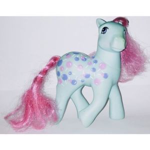 My Little Pony MLP G1 Sweet Tooth Lollipop Twice as Fancy Blue Pink ￼￼ Hair